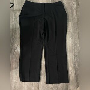 Worthington Black Trousers Timeless Straight-Leg Design